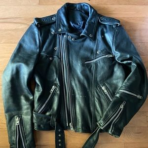 Vintage Moto Leather Jacket